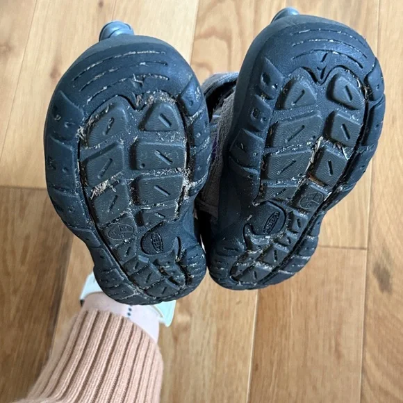 Keen Kids' Purple and Tan Adventure Boots - Picture 6 of 7